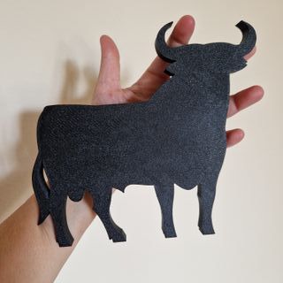 Toro decorativo negro