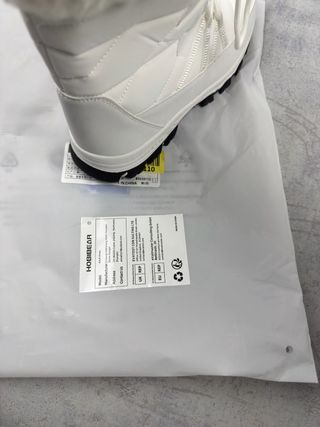 Stivali da neve bianchi con pelo, n 39 nuovi