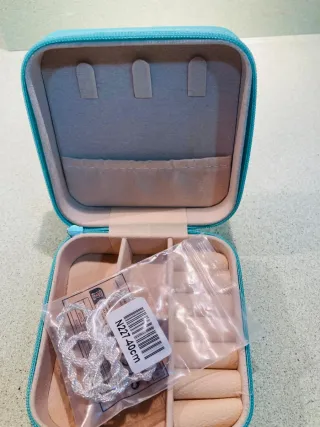 Cadena de plata 925 y joyero