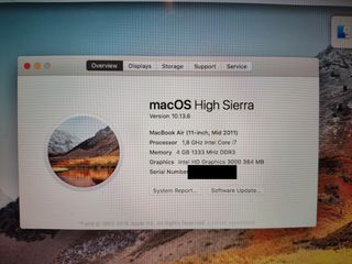 Portátil Apple MacBook Air de 2011