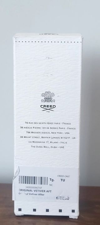 Creed Original Vétiver Dopobarba Idratante 75ml