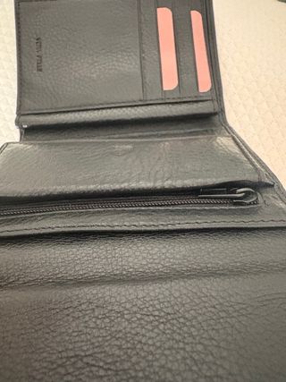 Portafoglio Fergi vera pelle nero