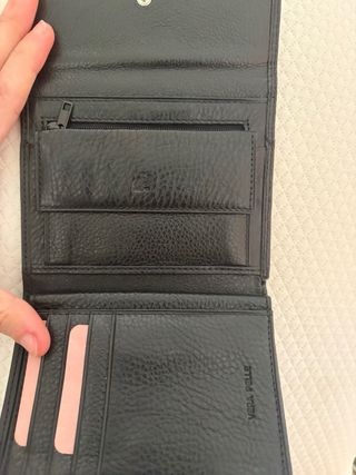 Portafoglio Fergi vera pelle nero