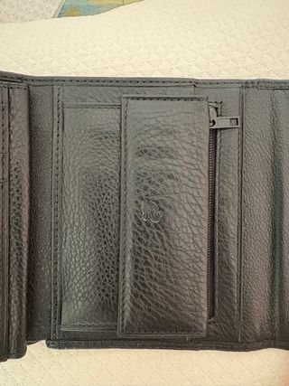 Portafoglio Fergi vera pelle nero