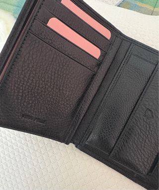 Portafoglio Fergi vera pelle nero