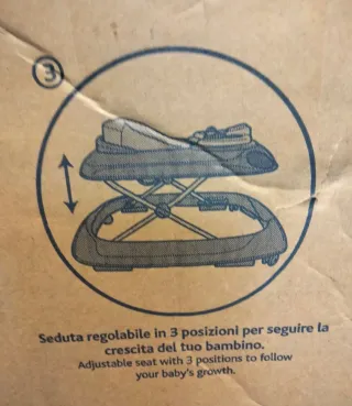 Andador bebé con centro de actividades