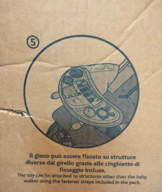 Andador bebé con centro de actividades