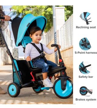 Triciclo Smartrike Azul Bebé