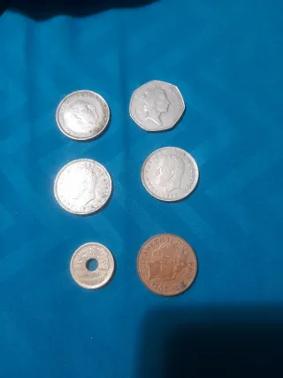 Lote de monedas antiguas