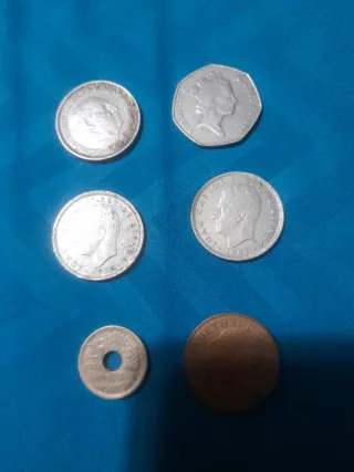 Lote de monedas antiguas