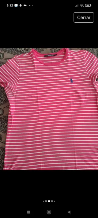 Camiseta Polo Ralph Lauren Rayas Talla L
