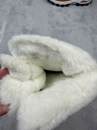 Stivali da neve marroni con pelo taglia 38