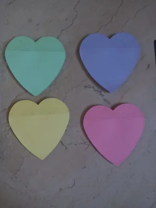 Post-it a forma di cuore