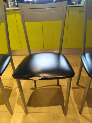 Juego de 3 sillas de cocina