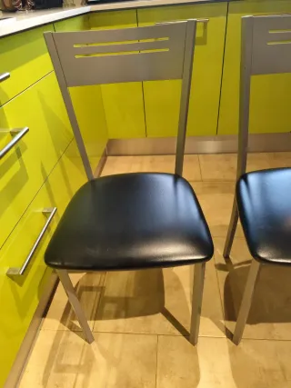 Juego de 3 sillas de cocina