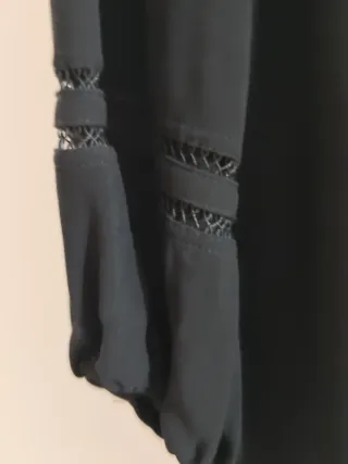 Vestido negro Massimo Dutti Talla XS