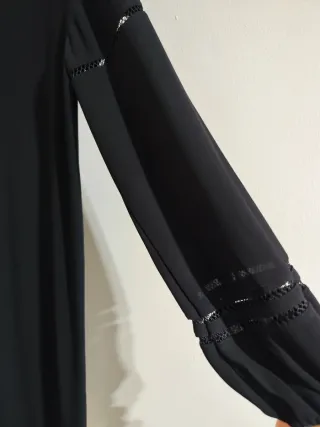 Vestido negro Massimo Dutti Talla XS