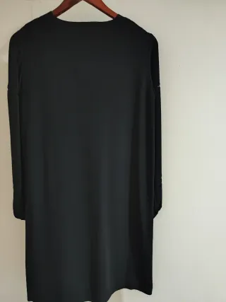 Vestido negro Massimo Dutti Talla XS