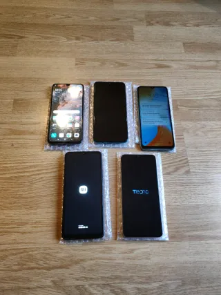 Lote 5 Móviles Xiaomi Redmi