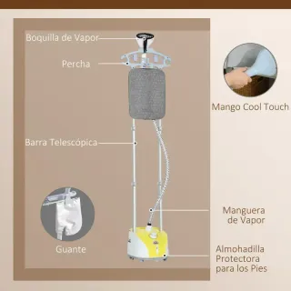 Plancha de vapor vertical