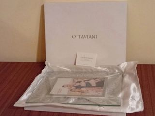 Portafoto Ottaviani cristallo e argento 13x18