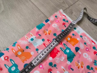 Lote telas infantiles algodón (5 piezas)