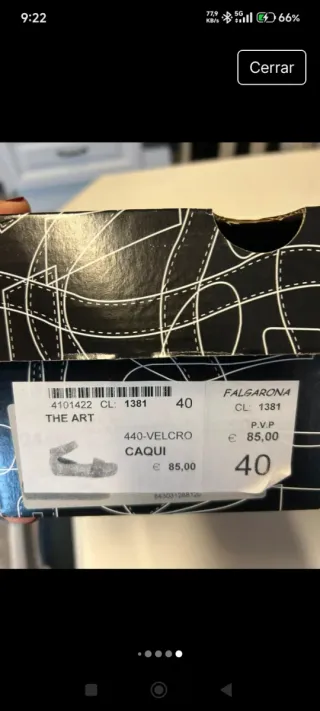 Sandalias Art mujer verde