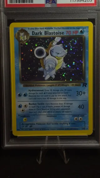 Dark Blastoise Holo Team roket PSA 6 (oferta)