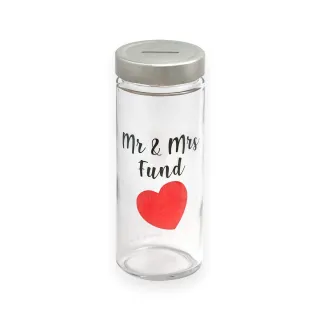Salvadanaio Mr & Mrs Fund con cuore