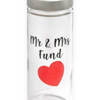 Salvadanaio Mr & Mrs Fund con cuore