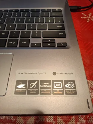 Acer Chromebook Spin 13 Plata