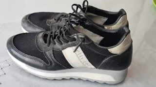 Deportivas Cetti Mujer Negro/Plata