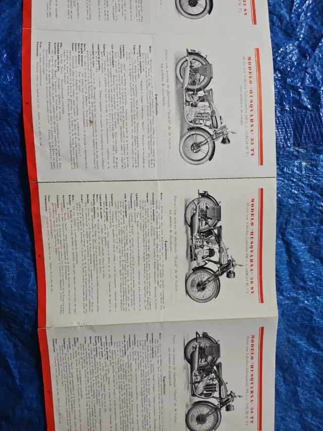 Catálogo Motocicletas Husqvarna 1933
