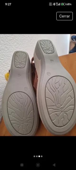 Sandalias Bio Mujer Talla 40 Marrones