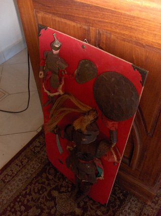 Coppia Pupi Siciliani Antichi Originali Collezione