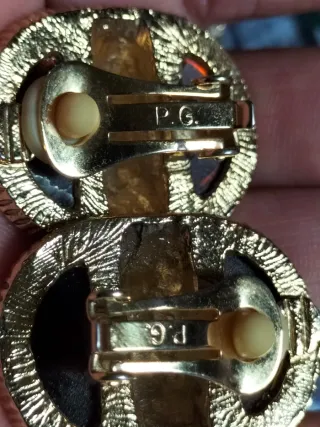 Impresionante pendientes Vintage P. G.