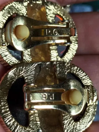 Impresionante pendientes Vintage P. G.
