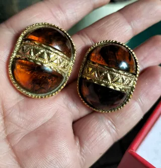 Impresionante pendientes Vintage P. G.