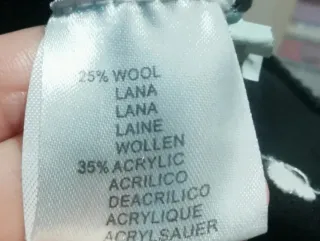 Cardigan Beauty Women nero con cuori bianchi