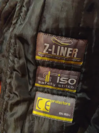 Chaqueta Moto Mujer Negra