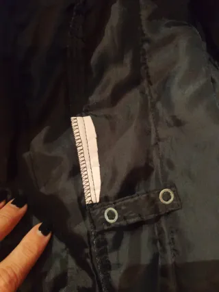 Chaqueta Moto Mujer Negra