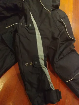 Chaqueta Moto Mujer Negra