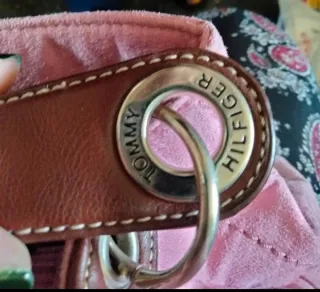 Bolso antelina rosa Tommy Hilfiger