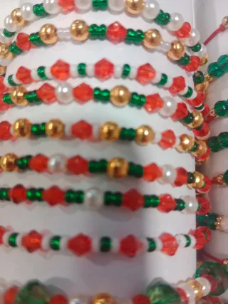 Pulseras Navidad con cascabel