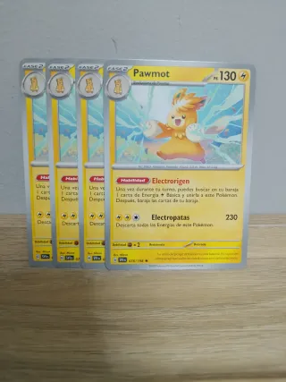 Pokémon Playset x4 Pawmot fase 2