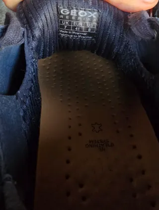 Zapatos Geox Piel Azul Talla 41