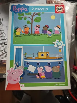 Puzzle Peppa Pig 2 Puzzles Educa