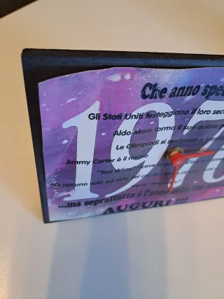 Orologio da appoggio vintage 1976