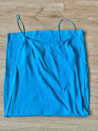 Vestido Zara tirantes azul Talla M
