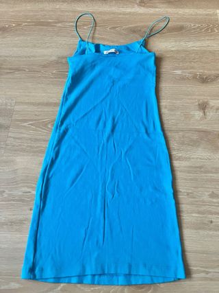 Vestido Zara tirantes azul Talla M